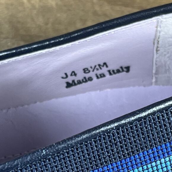 SAS Brenda Pumps Blue Striped Fabric Comfort Shoes Slip On Dress Women Size 8.5M - Picture 10 of 10